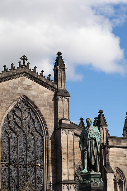 istock Architecture and Monument in Edinburgh.  Statue of Sir Walter Scott 184623931