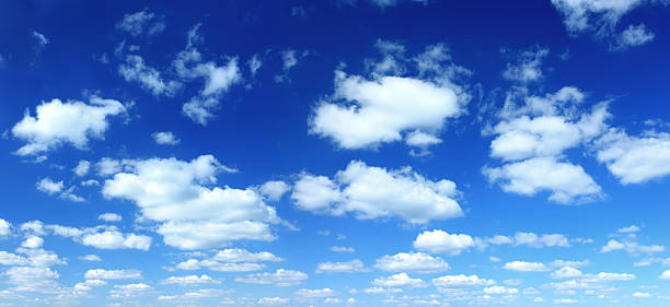 istock Panoramic Image of Blue Sky - XXXL Cloudscape 184624701
