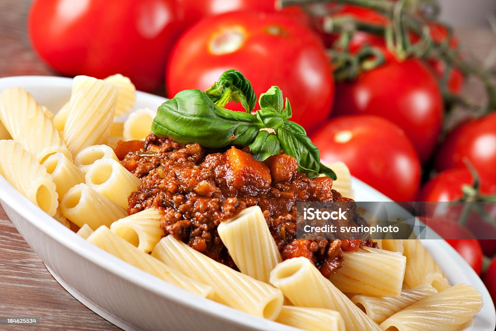 Macarrão à bolonhesa - Foto de stock de Alimentação Saudável royalty-free