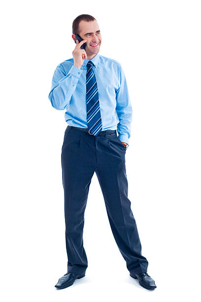istock Businessman on the phone 184625834