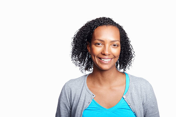 istock Happy woman smiling 184626081