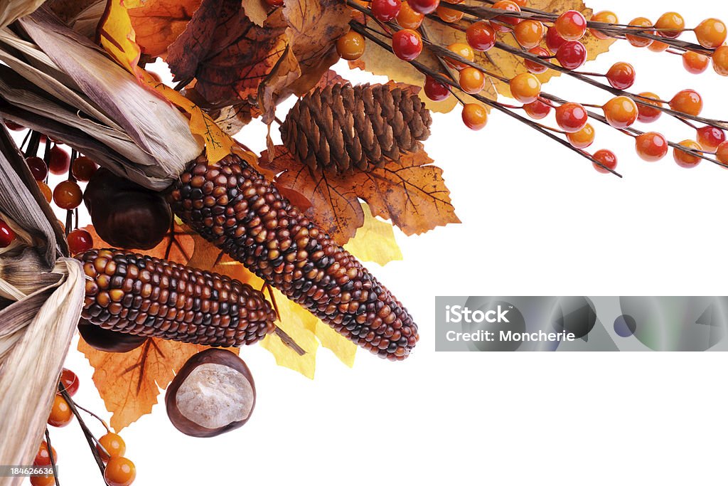 Осенний украшения - Стоковые фото Кукуруза роялти-фри