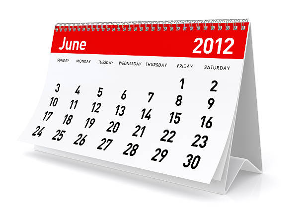 2012 년 6월-calendar - june calendar 2012 summer 뉴스 사진 이미지