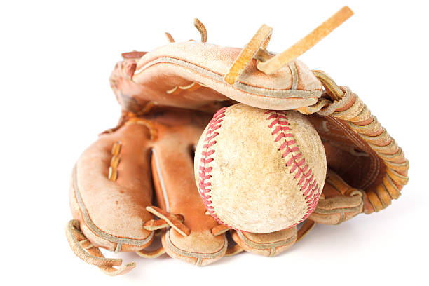 istock Old baseball glove and ball 184626709