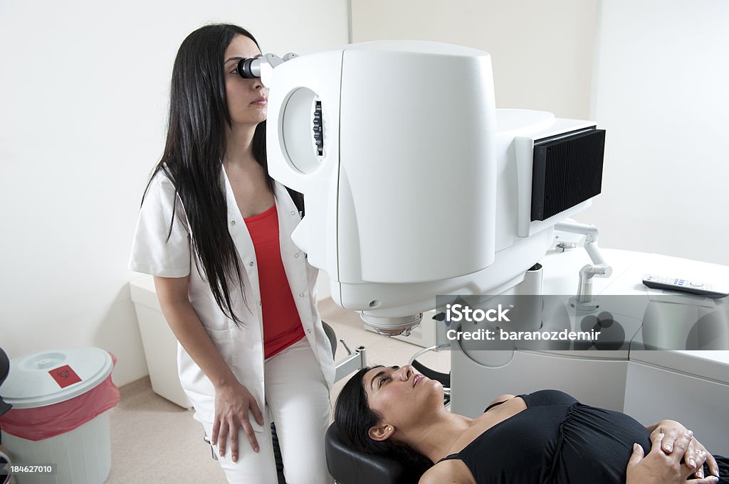 Laser eye surgery - Lizenzfrei Augenoperation Stock-Foto