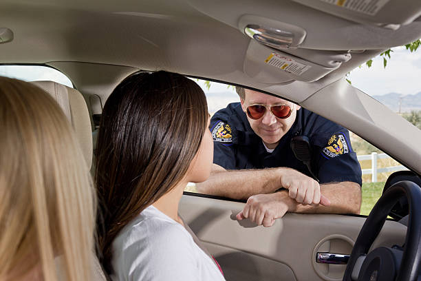 istock Young Woman Pulled Over by Police 184627119