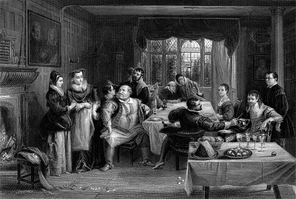 istock William Shakespeare: Falstaff and friends, Merry Wives of Windsor (illustration) 184627620