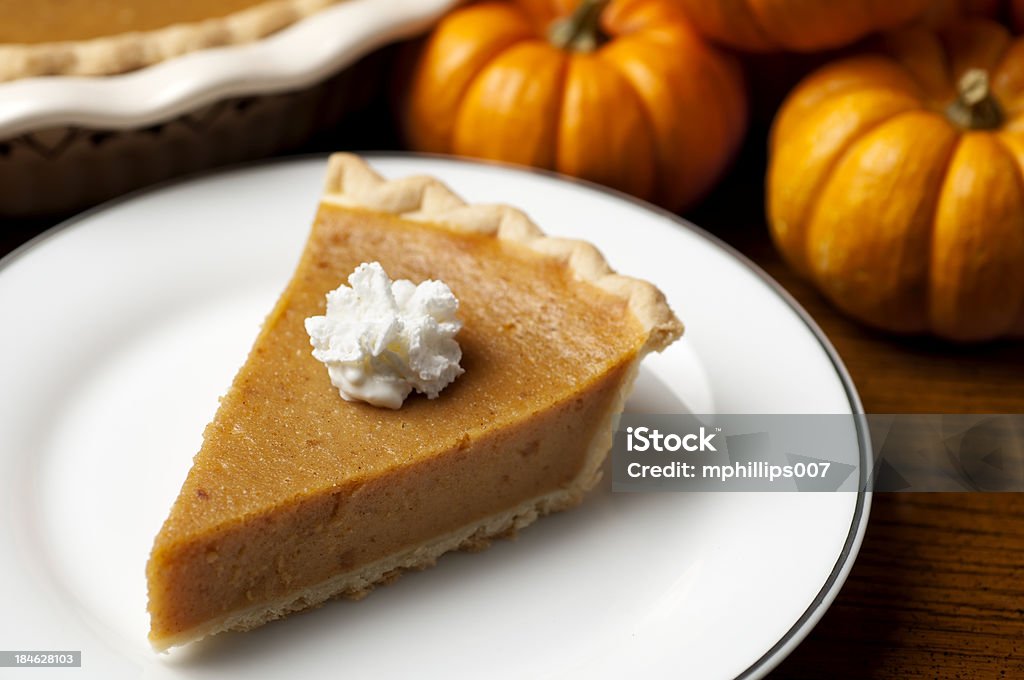 Pumpkin Pie - Lizenzfrei Kürbistorte Stock-Foto