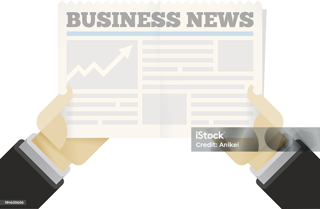 La croissance ! Business News journal - clipart vectoriel de Affaires libre de droits