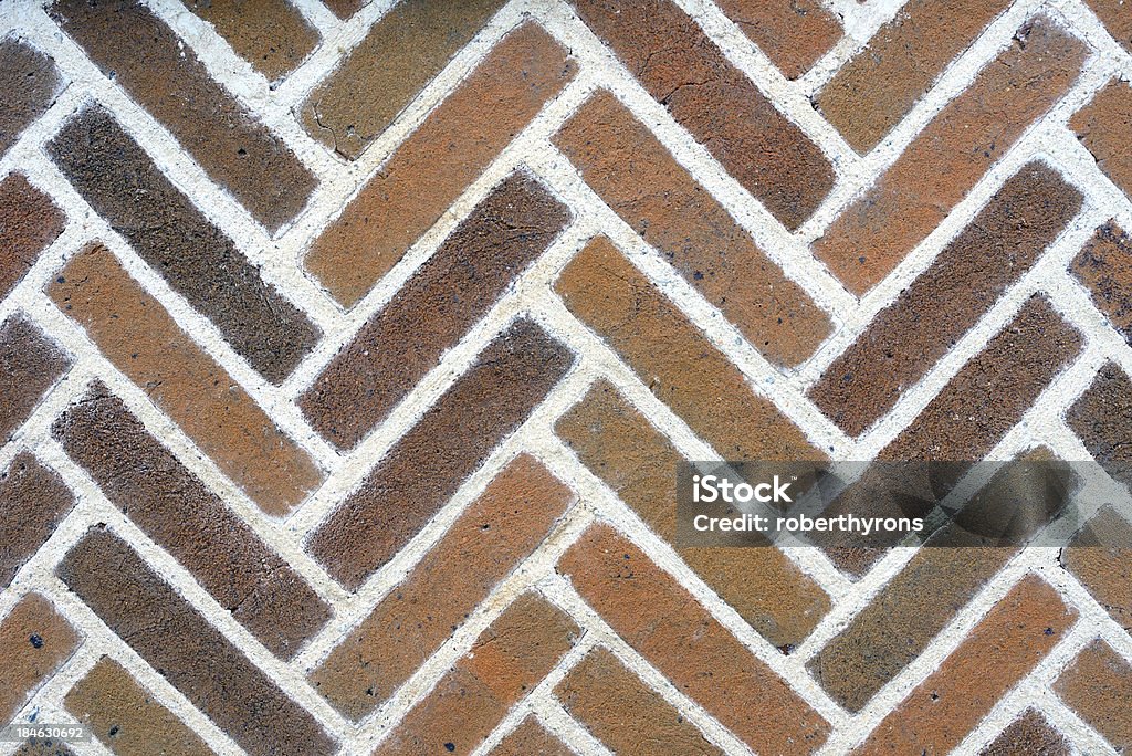 herringbone-brick - Lizenzfrei Architektonisches Detail Stock-Foto