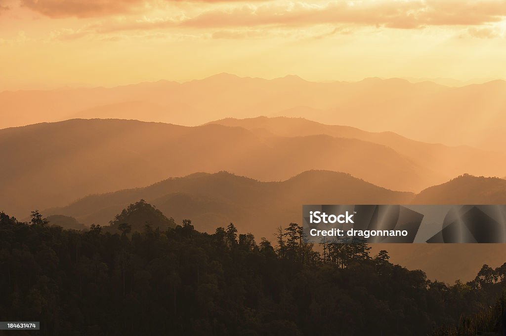 Sonnenaufgang auf die Berge - Lizenzfrei Appalachen-Region Stock-Foto