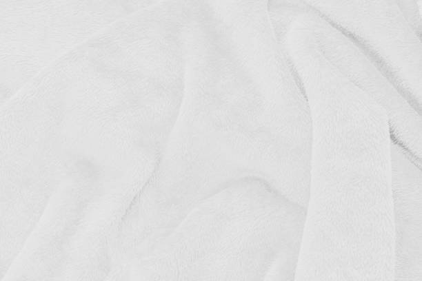 istock Fur abstract white cloth texture. White fabric soft surface background. 1846327642