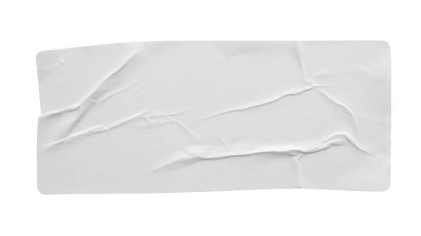 istock Paper sticker label isolated on white background 1846367962