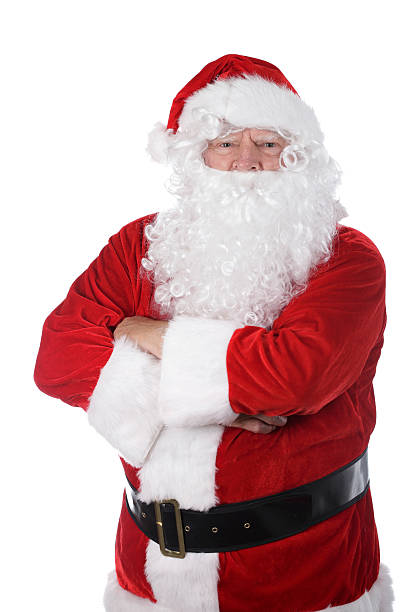 istock Santa Arms Crossed 184637286