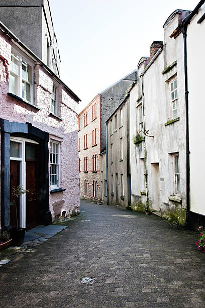 istock Old European narrow street 184637308