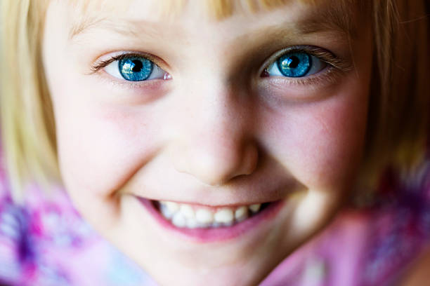 istock Cute Blue-Eyed Girl 184637348