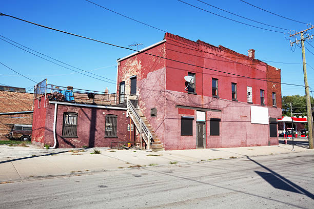 istock Victorian Commercial Buildings in West Pullman, Chicago 184637587