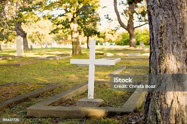 Cross In Ross Bay Cemetery Stock Photo - Download Image Now - Cemetery, Concepts, Cross Shape
