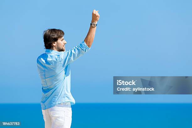 Power Of Success Stock Photo - Download Image Now - Adult, Adults Only, Arms Raised