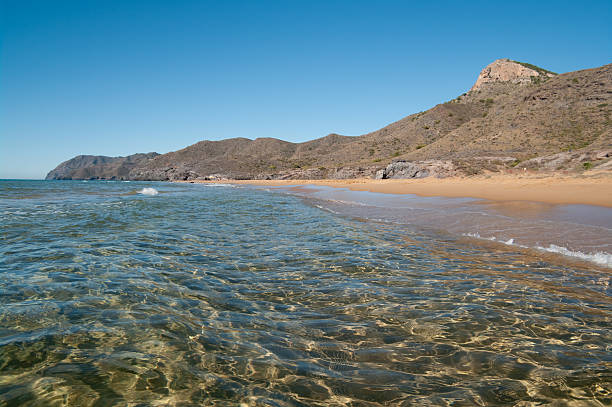 istock Crystal clear Mediterranean Sea at Costa Calida Spain 184637814