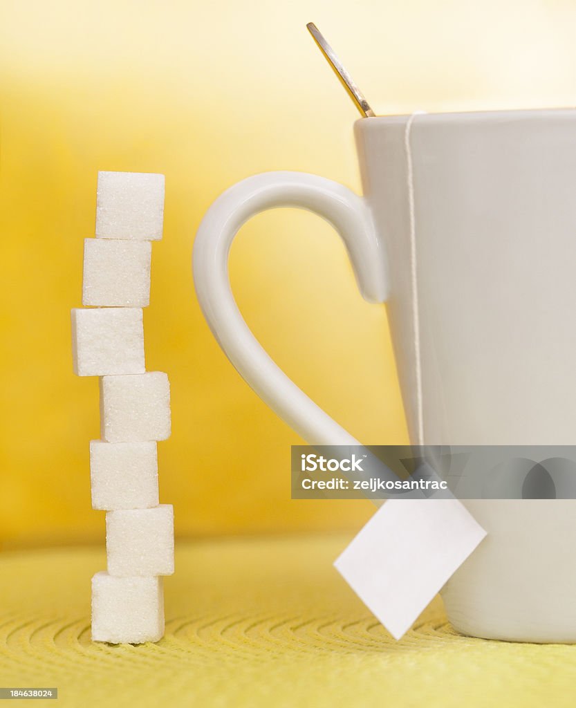 Tasse à thé de sucre - Photo de Aliment libre de droits