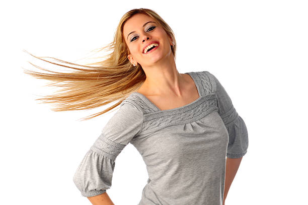 istock Beautiful woman smiling 184638353
