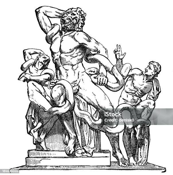 Laocoön Et Ses Sons Du Vatican Vecteurs libres de droits et plus d'images vectorielles de Antiquités - Antiquités, Art, Art antique