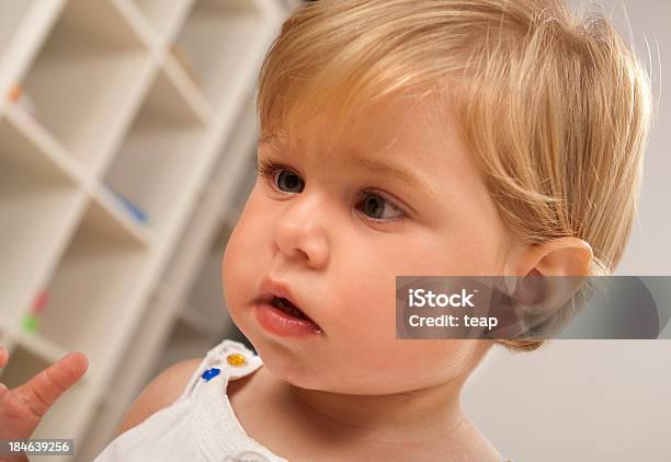 Cute Baby Girl Stock Photo - Download Image Now - 12-17 Months, 12-23 Months, Angel