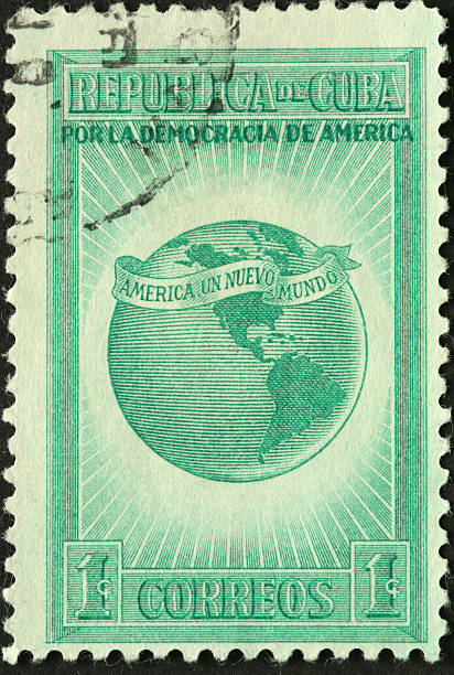 istock vintage Cuban postage stamp 184639305