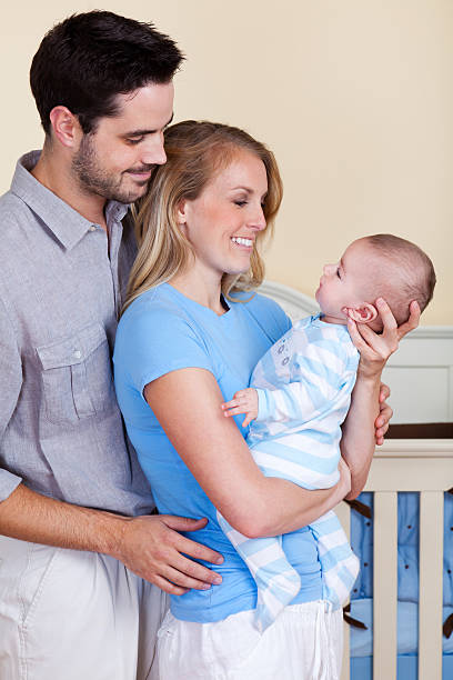 istock Mother, Father And Baby 184639335