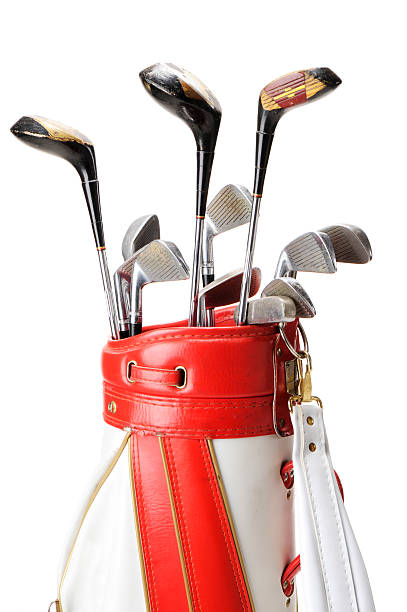 istock Old and dirty golf clubs 184639372
