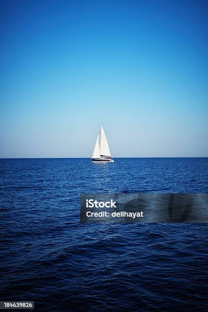 Sailboat Stock Photo - Download Image Now - Adventure, Aquatic Sport, Blue