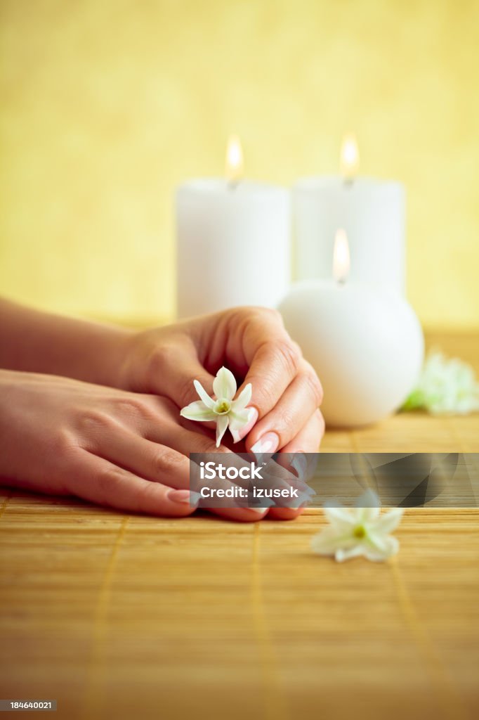 Beauty Spa für die Hände - Lizenzfrei Alternative Behandlungsmethode Stock-Foto
