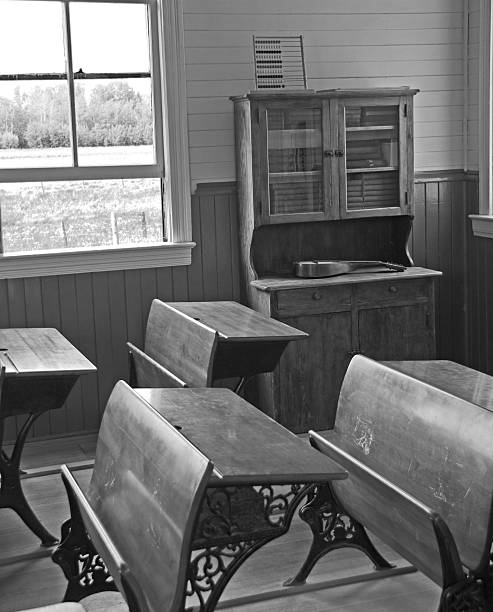 istock Early One Room School Classroom 184640772