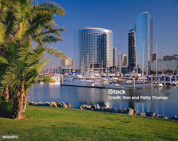 Skyline Di San Diego California - Fotografie stock e altre immagini di San Diego - San Diego, Marina - Porto marittimo, Acqua