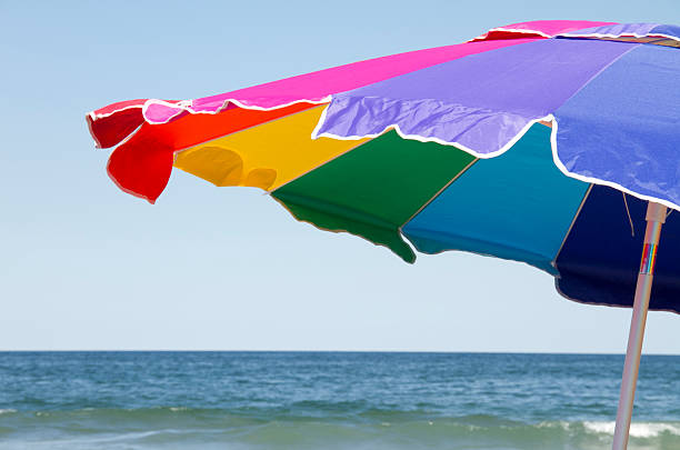 istock Umbrella Colors At The Beach 184641443
