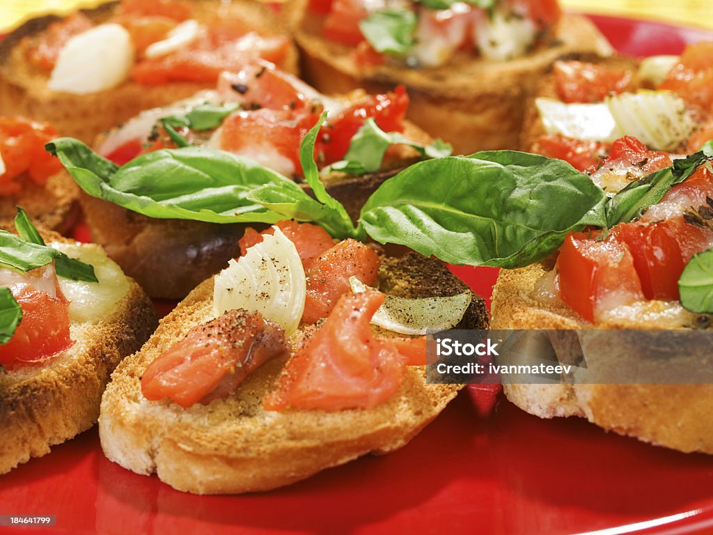 Bruschetta - Foto stock royalty-free di Alimentazione sana