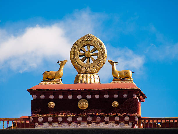 istock Religious detail in Lhasa, Tibet 184641858