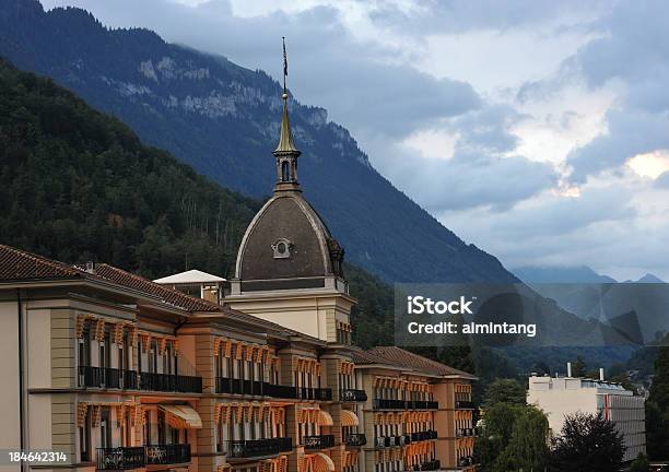 Grand Interlaken Foto de stock y más banco de imágenes de Hotel - Hotel, Interlaken - Suiza, Alpes Europeos