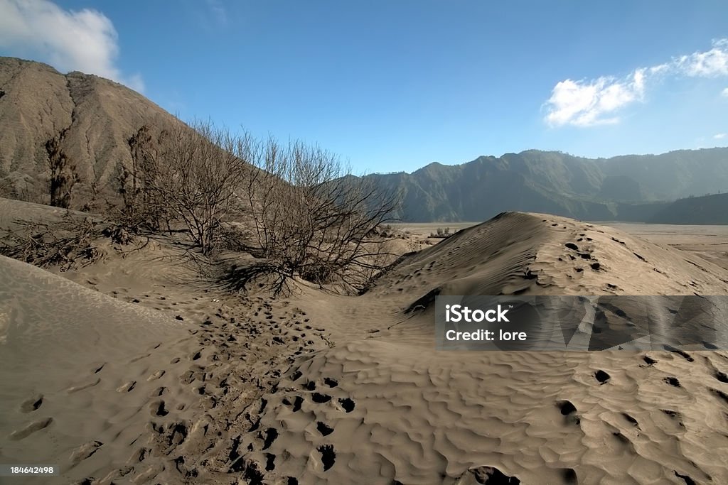 Desert Desert landscape, Mount Bromo, Java Mt Bromo Stock Photo