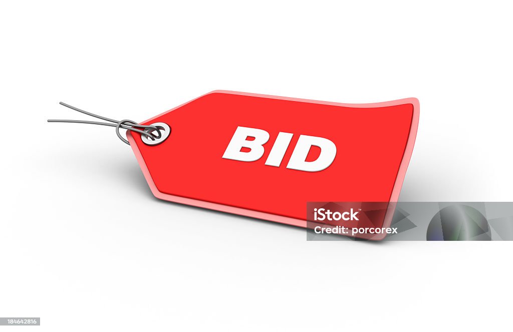 Bid Shopping Tag Stock - Download Image Now - Bid, Illustration, Price - iStock