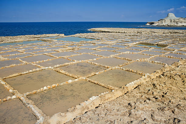 istock Salt production in Gozo Island 184643104