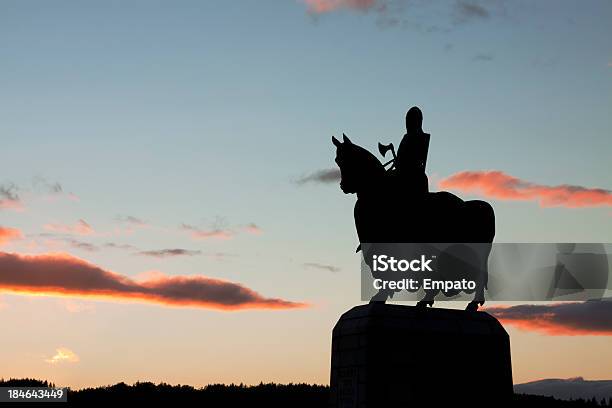 Robert The Bruce Silhouette Stock Photo - Download Image Now - Stirling, Back Lit, Bannockburn - Scotland