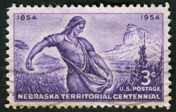 Cancelled Stamp Of The Nebraska Territorial Centennial
