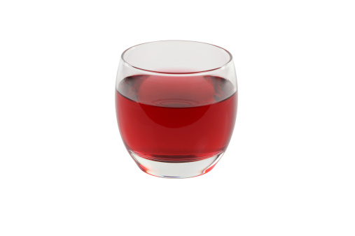 Cranberry Juice Isolated