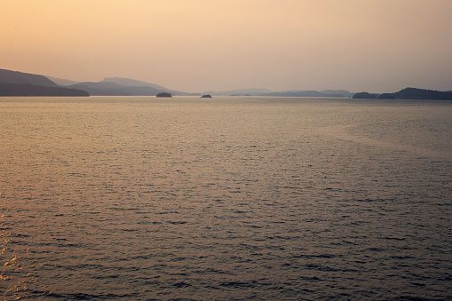 Morning walk at dawn in Perros-Guirec - Bretagne - France