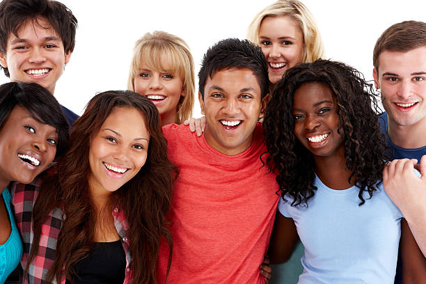 istock Diverse Group of Teenagers - Isolated 184644332