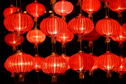 Red lanterns in traditional Chinese festival.Similar photos: