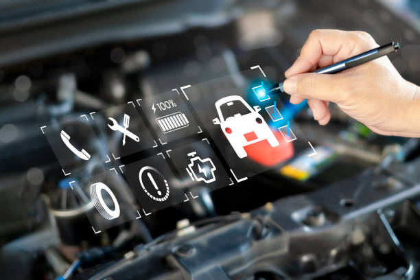 istock Car service check concept, Technician recommended an inspection checklist and point checking for basic abnormalities before using it yourself, Standard safety use the car, Smart work of car service 1846460829