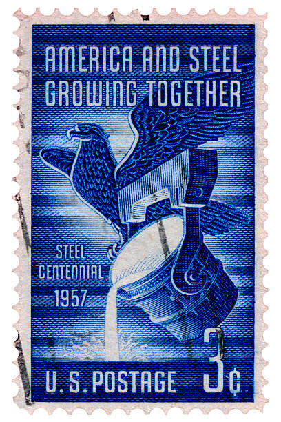 istock Steel Industry Centennial Postage Stamp 184646106